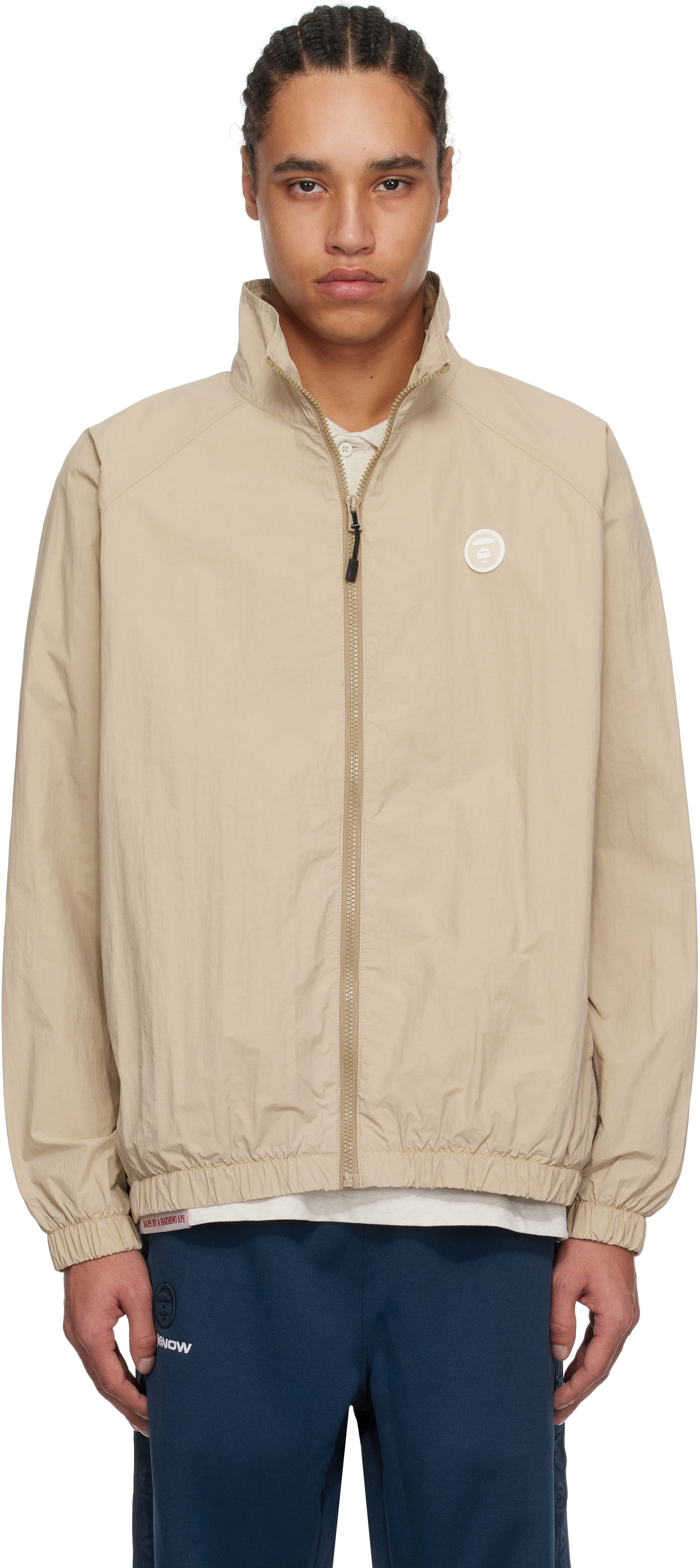 Tuulitakki AAPE by A Bathing Ape AAPE by A Bathing Ape 'AAPE Now' Lightweight Jacket Beige | AAPLJM7703XXNBGL, 0
