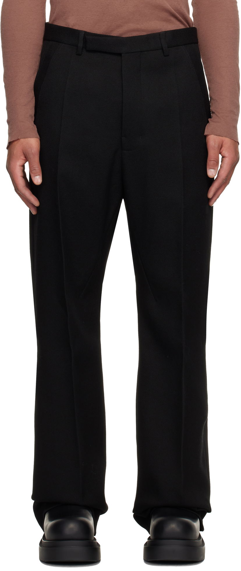 Housut Rick Owens Concordians Tailored Geth Trousers Musta | RR02E1352 WD