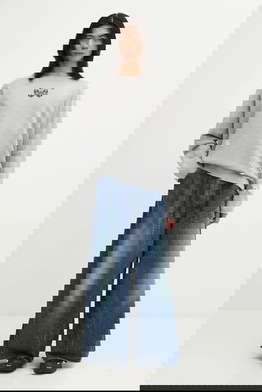 Huppari Needles Needles Deconstructed Sweatshirt Harmaa | RW336, 5