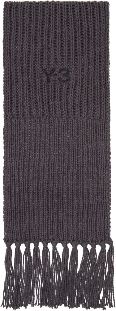 Huivi Y-3 Y-3 Oversized Knit Scarf with Tassels Harmaa | KC0413, 0