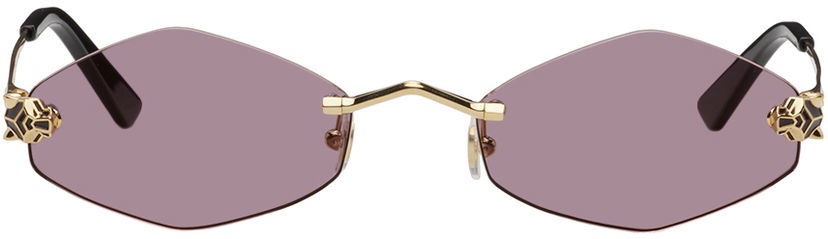 Aurinkolasit Cartier Geometric Sunglasses Violetti | CT0433S-004