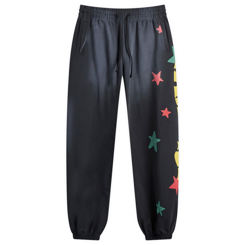 Verryttelyhousut Palm Angels Palm Angels Paradise Palm Sweatpants, Size Large Musta | PMCH02CS25FLE0011018