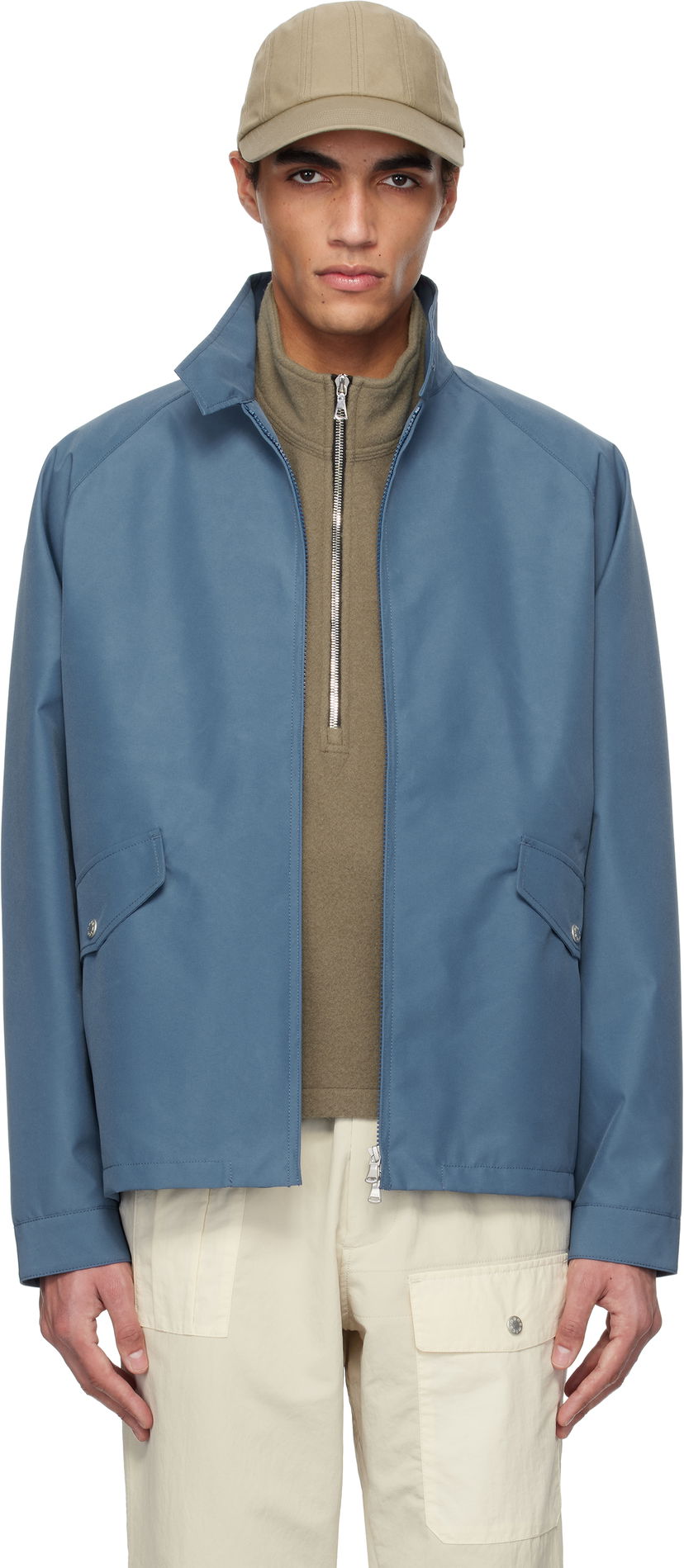 Tuulitakki NANAMICA Nanamica GORE-TEX Crew Jacket Sininen | S25SA038U