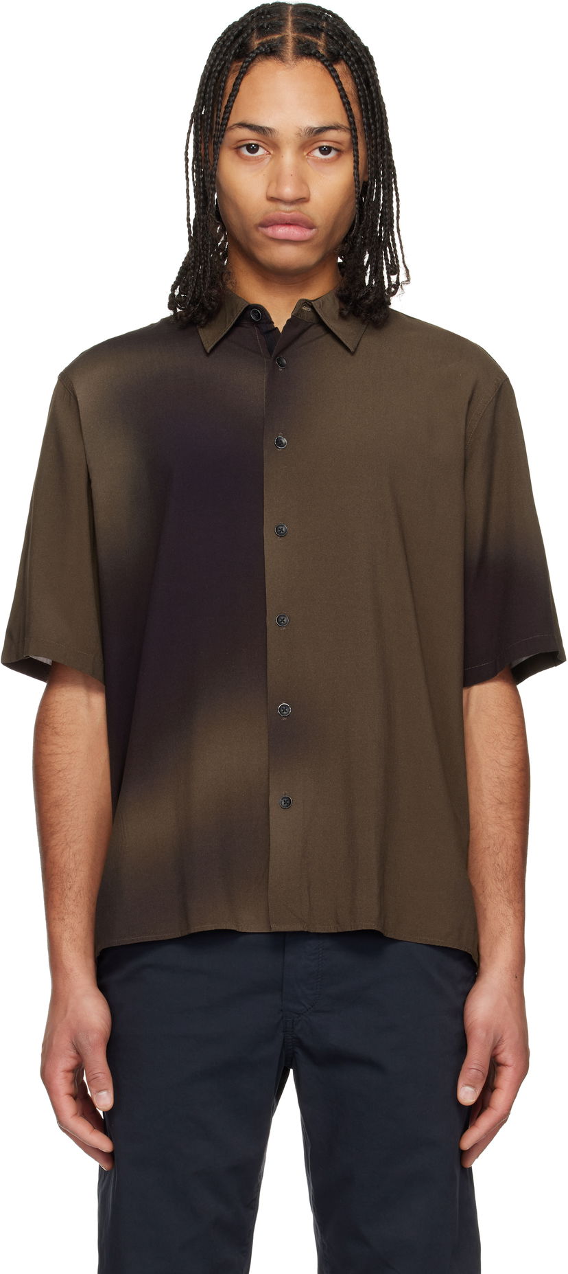 Paita rag & bone Rag & Bone Dalton Printed Shirt Ruskea | MBW24HA013PTML