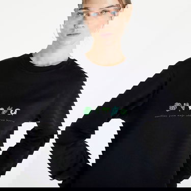 Huppari Queens Rostliny Jsou Moje Oblíbená Barva Crewneck Musta | QNS_041, 2