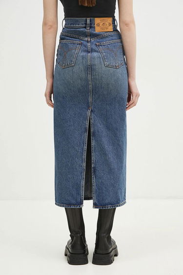 Hame Fiorucci Denim Midi Skirt Sininen | W01FPDSK176DN01DN02, 2