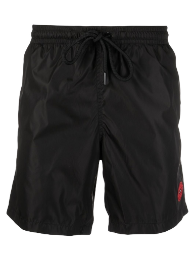 Uimapuvut Moncler x Marvel Spider Man Logo-Patch Swim Shorts Musta | H20912C0000253326999