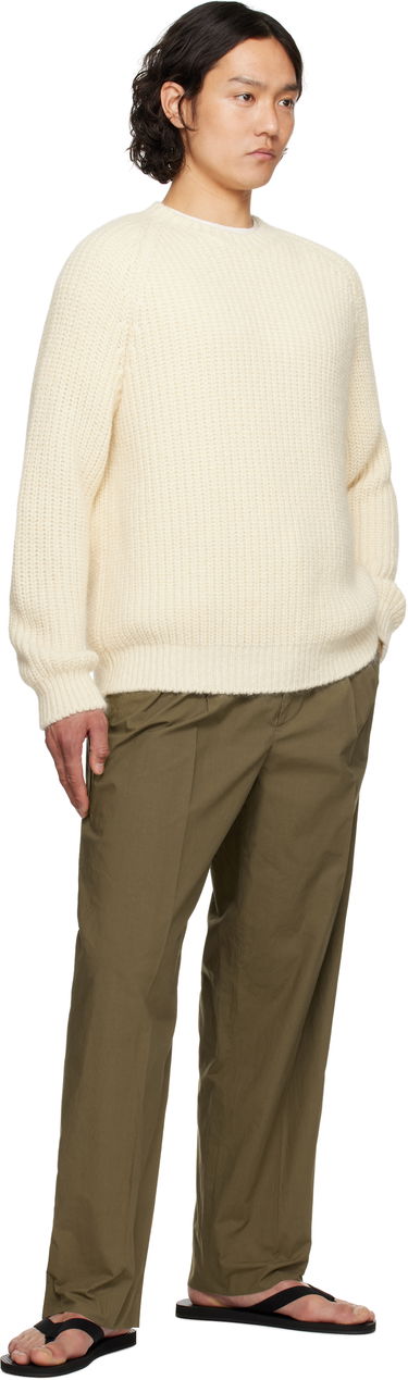 Villapaita The Row The Row Adonis Knit Sweater Valkoinen | 845-Y900, 3