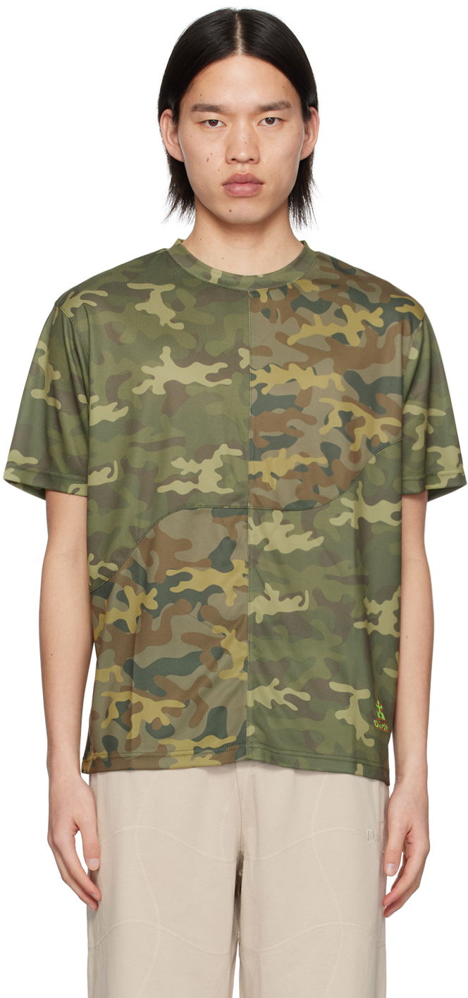 T-paita Dime Khaki Camo T-Shirt Vihreä | DIMESP249GRN
