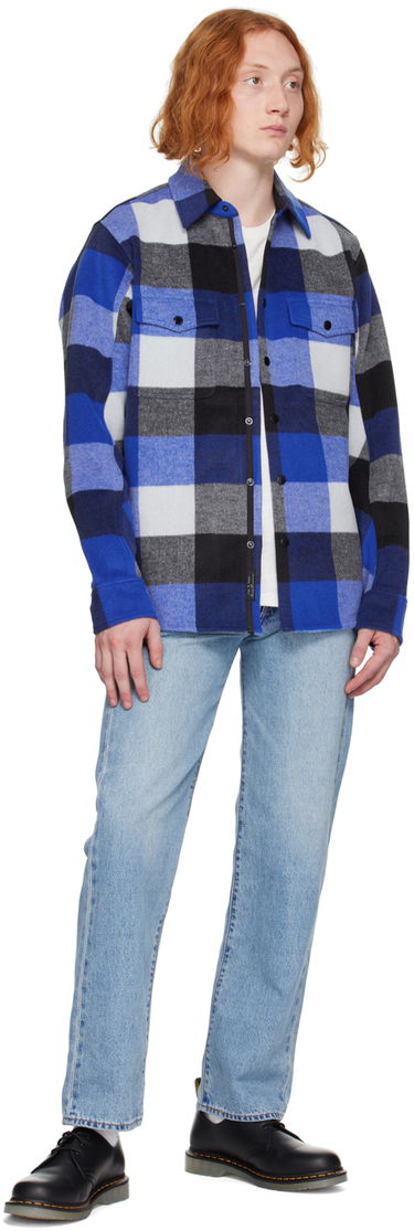 Paita rag & bone Rag & Bone Plaid Jack Shirt Sininen | MBW22HA389RTML, 3