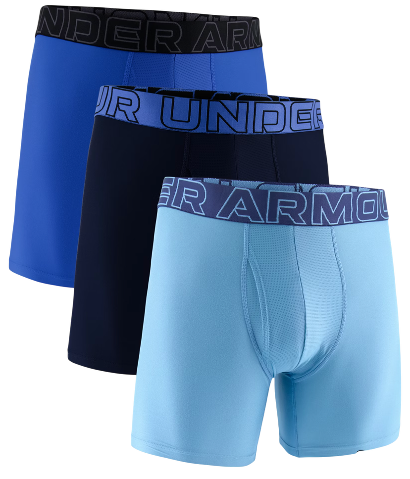 Nyrkkeilijät Under Armour Under Armour SOLID 6in 3-Pack Boxer Shorts Sininen | 1383878-418