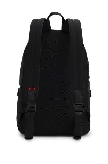 Reppu BOSS HUGO Ripstop Backpack with Logo Patch Musta | 50551793, 1