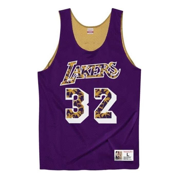 Jersey Mitchell & Ness Mitchell & Ness NBA Lakers 1992 Magic Johnson Reversible Mesh Jersey Violetti | MSRVMI19003-LALPRGD92EJH