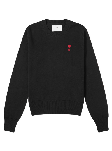 Villapaita AMI Small ACD Knit Sweater Musta | BFFKS111-KN0025-001