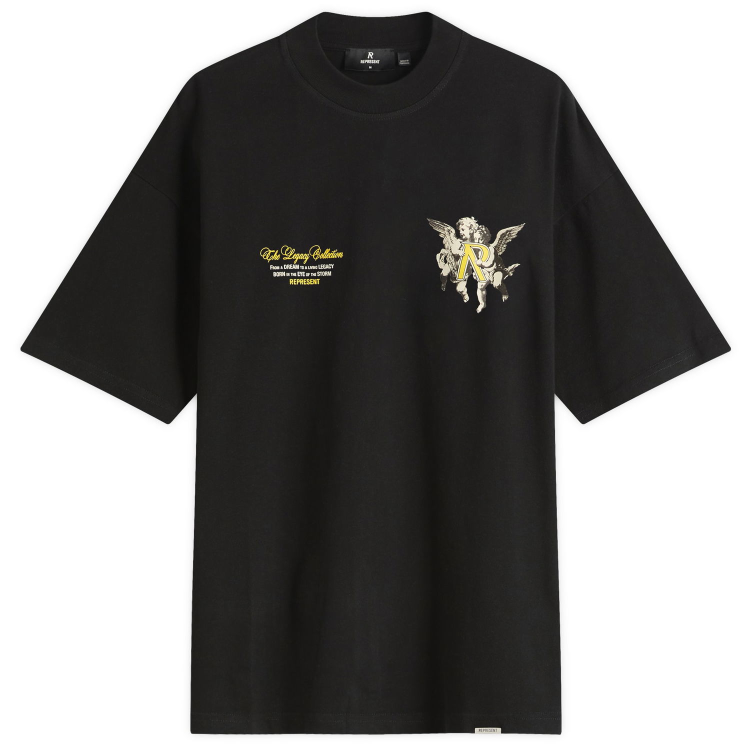 T-paita Represent Clo Legacy Cherubs T-Shirt Musta | MLM100369-01, 0