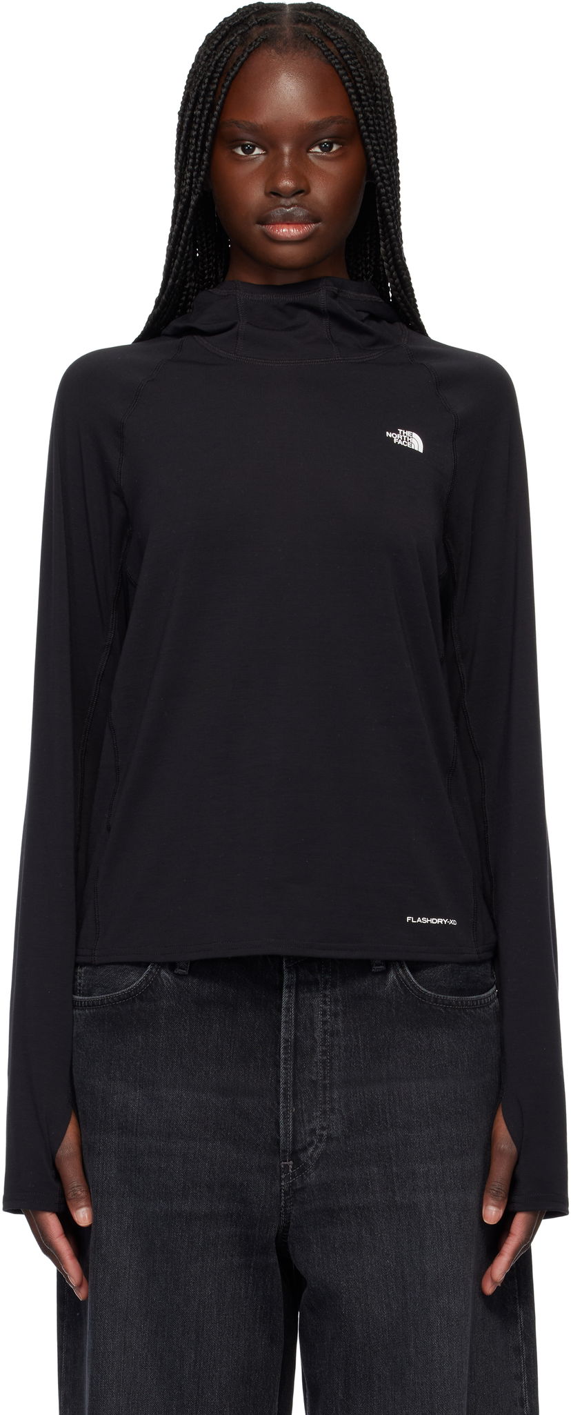 Huppari The North Face Adventure Sun Hoodie Musta | NF0A8BDY