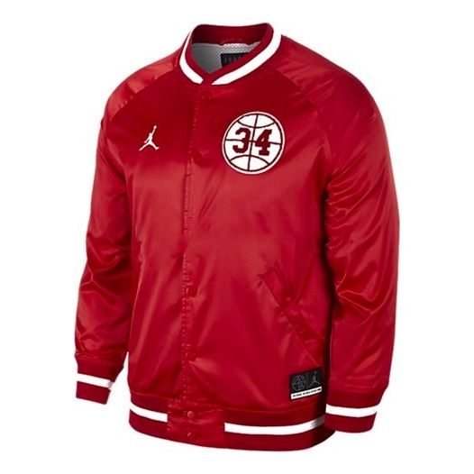 Bomber-takki Jordan Air Jordan Thin and Light Baseball Jacket 34 Punainen | AR1170-688