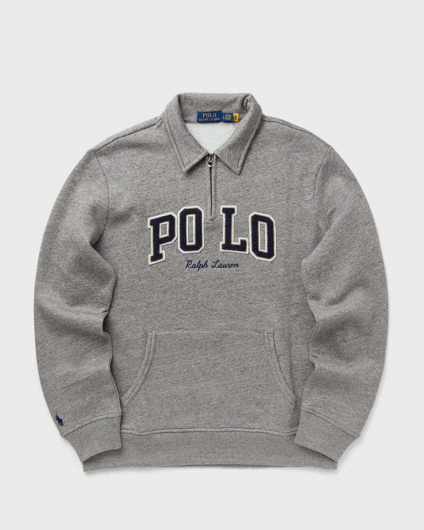 Huppari Polo by Ralph Lauren Polo Ralph Lauren Fleece Quarter-Zip Sweatshirt Harmaa | 710981150001