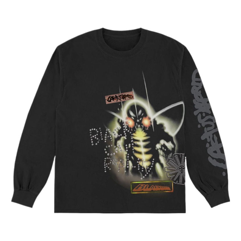 T-paita Cactus Jack by Travis Scott Travis Scott FW22 Beetle Jack Long Sleeve T-Shirt Musta | TS-22FW004