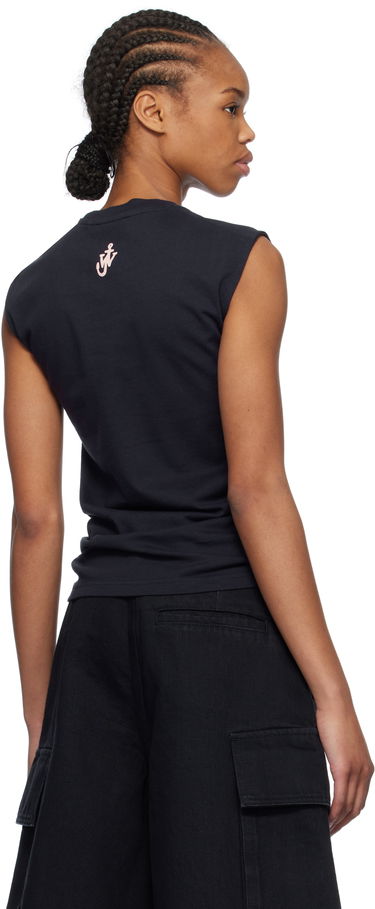 Tankkitoppi JW Anderson JW Anderson 'Look At Me' Printed Tank Top Musta | JO0264-PG1510, 2