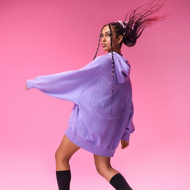 Huppari Puma PUMA x HELLO KITTY AND FRIENDS Oversized Hoodie Violetti | 631614_29, 3