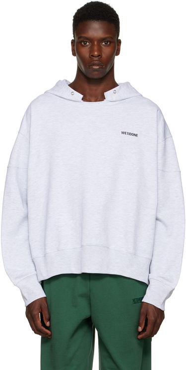 Huppari We11done We11done Raw Edge Hoodie Harmaa | WD-TH3-22-867-U-GY, 0