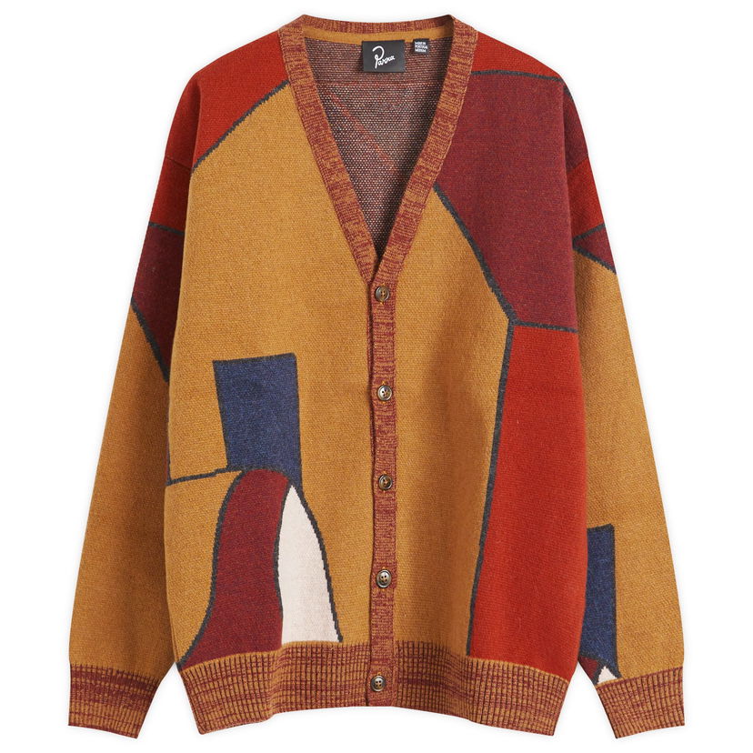 Villapaita By Parra Stupid Shed Knitted Cardigan Brown Ruskea | 52325