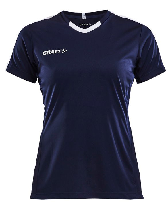 Jersey Craft PROGRESS Contrast Short-Sleeve V-Neck Jersey Tummansininen | 1905567-1390