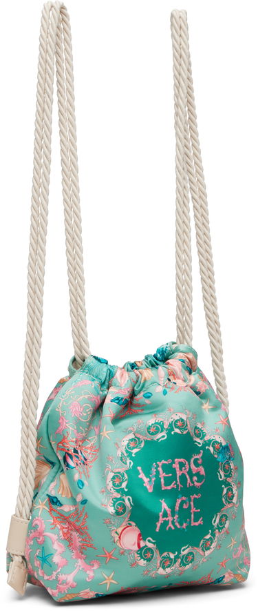 Reppu Versace Versace Underwater Barocco Bucket Backpack Vihreä | 1020953_1A15257, 2