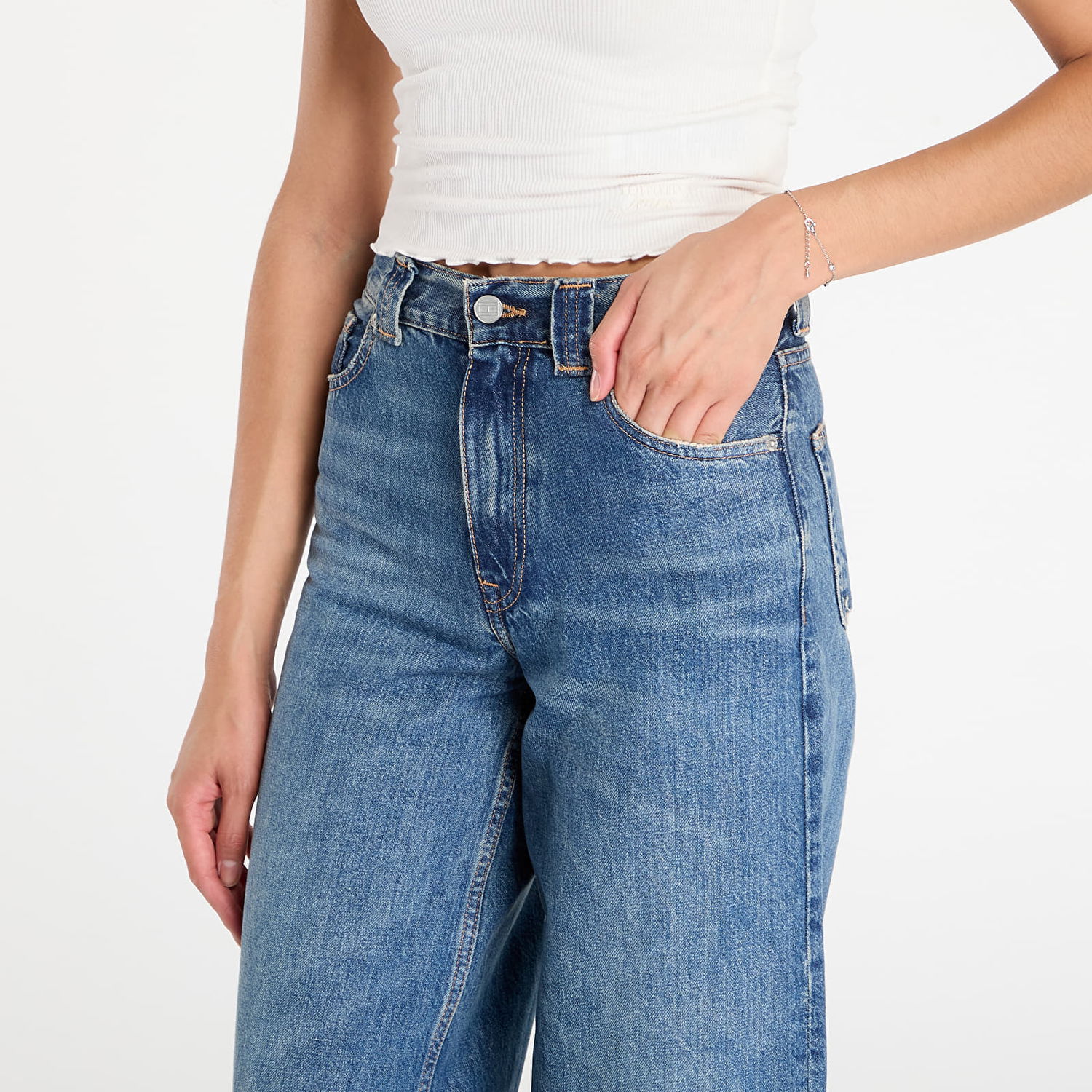 Jeans Tommy Hilfiger Tommy Hilfiger 70'S High Rise Wide Leg Jeans W27/L30 Sininen | WW0WW46731 1A5, 1