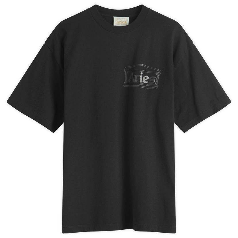 T-paita Aries Men's Temple T-Shirt, Size Large Musta | AR60000-BLK