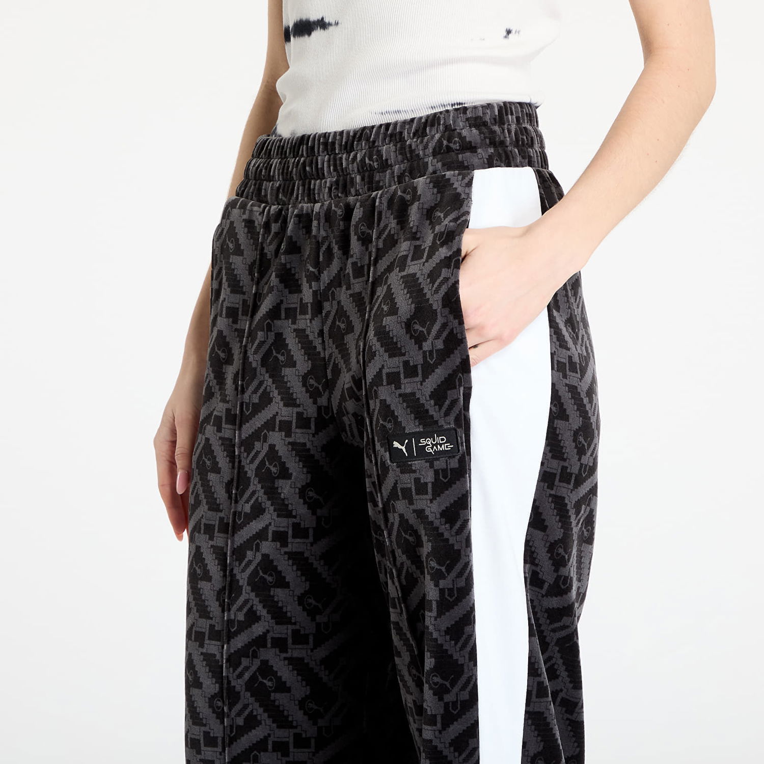 Housut Puma Squid Game x T7 Iconic Straight Track Pants Musta | 62743301, 1