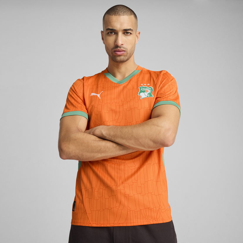 Jersey Puma Ivory Coast Home 2025 Jersey Oranssi | 777187_01