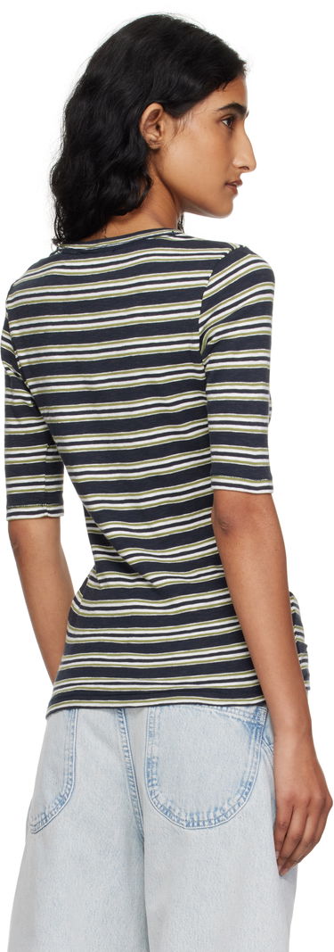 T-paita YMC YMC Striped Tee Tummansininen | Q6YMK, 2
