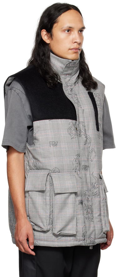 Liivi Feng Chen Wang Feng Chen Wang Printed Down Vest Harmaa | FUF14VS02, 1