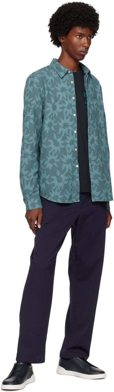 Paita Paul Smith PS Paul Smith Patterned Shirt Vihreä | M2R-614P-N22135-34, 3