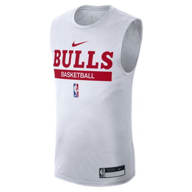 Tankkitoppi Nike Chicago Bulls Dri-FIT NBA Training Sleeveless T-Shirt Valkoinen | DR6757-100, 1