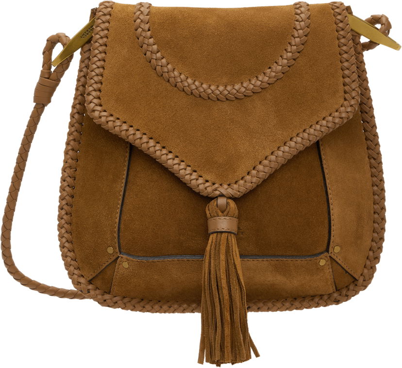 Olkalaukku ISABEL MARANT Isabel Marant Anahi Suede Shoulder Bag with Tassel Ruskea | PP0342FA-C2C11M