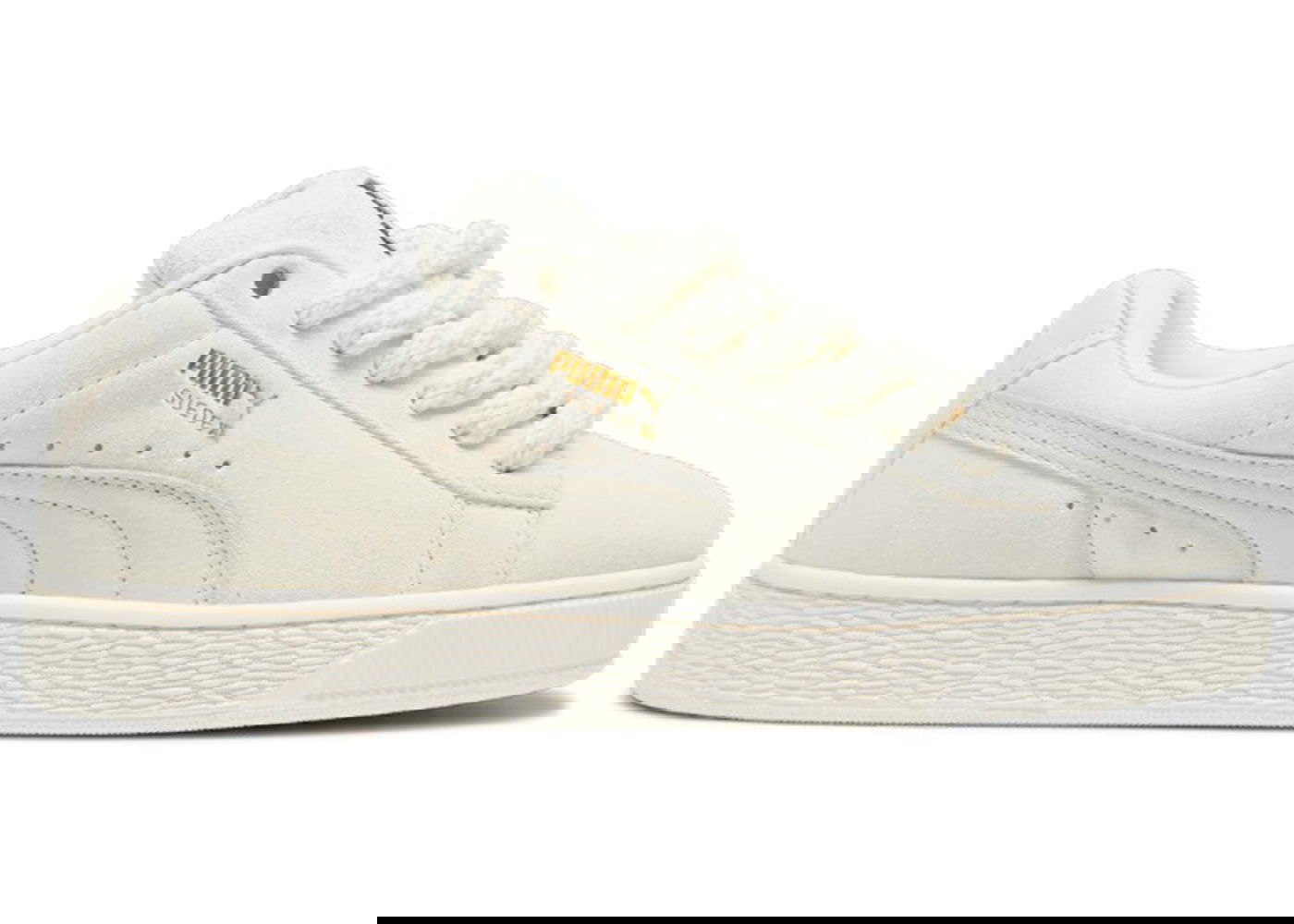 Tennarit ja kengät Puma Suede XL Rope Frosted Ivory Valkoinen | 398708-01, 0