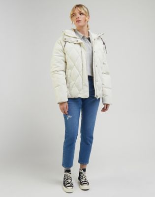 Puffer takki Lee Short Puffer Beige | 112341600:XS, 0