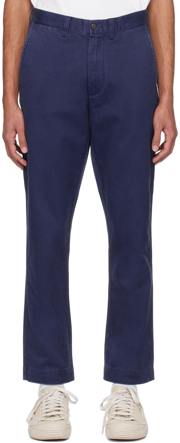 Housut Polo by Ralph Lauren Salinger Trousers Tummansininen | 710920621001