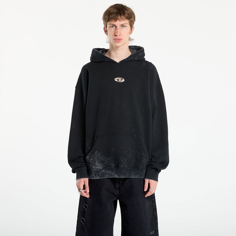 Huppari Diesel Diesel S-Boxt-Hood-T10 Hoodie Musta | A19416_0IPAC 900