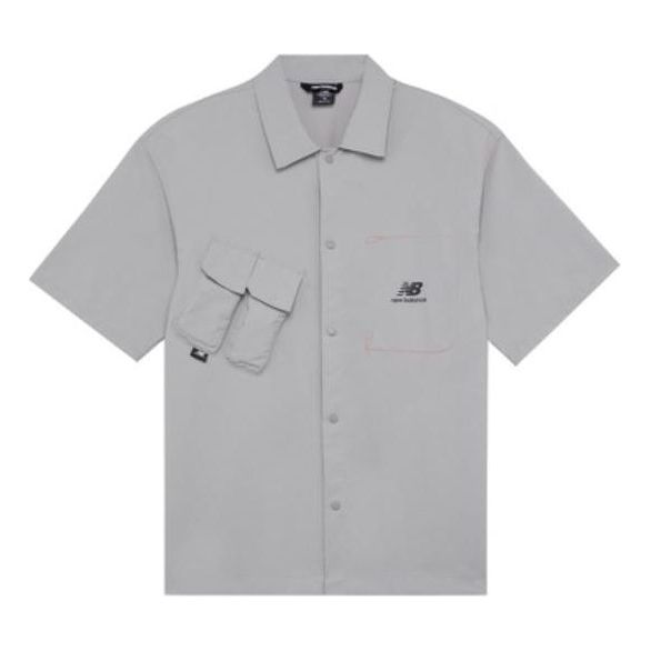 Paita New Balance Trend Short Sleeve Shirt Harmaa | AMJ22360-SDE