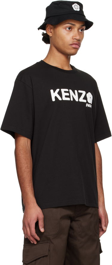 T-paita KENZO Oversize T-Shirt With Graphic Print Valkoinen | FF55TS4914SG, 4