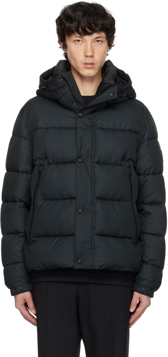 Puffer takki BOSS Regular-Fit Puffer Jacket Musta | 50528573