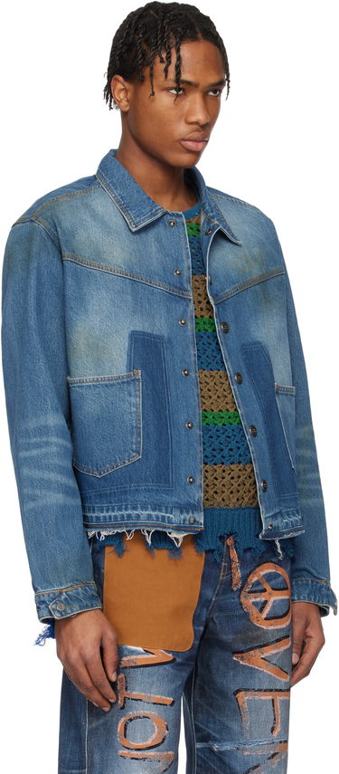 Takki Andersson Bell Andersson Bell Rodeo Motorcycle Denim Jacket Sininen | awa676m, 1