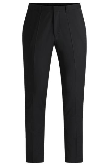 Housut BOSS Extra Slim Fit Super Flex Trousers Musta | 50446520