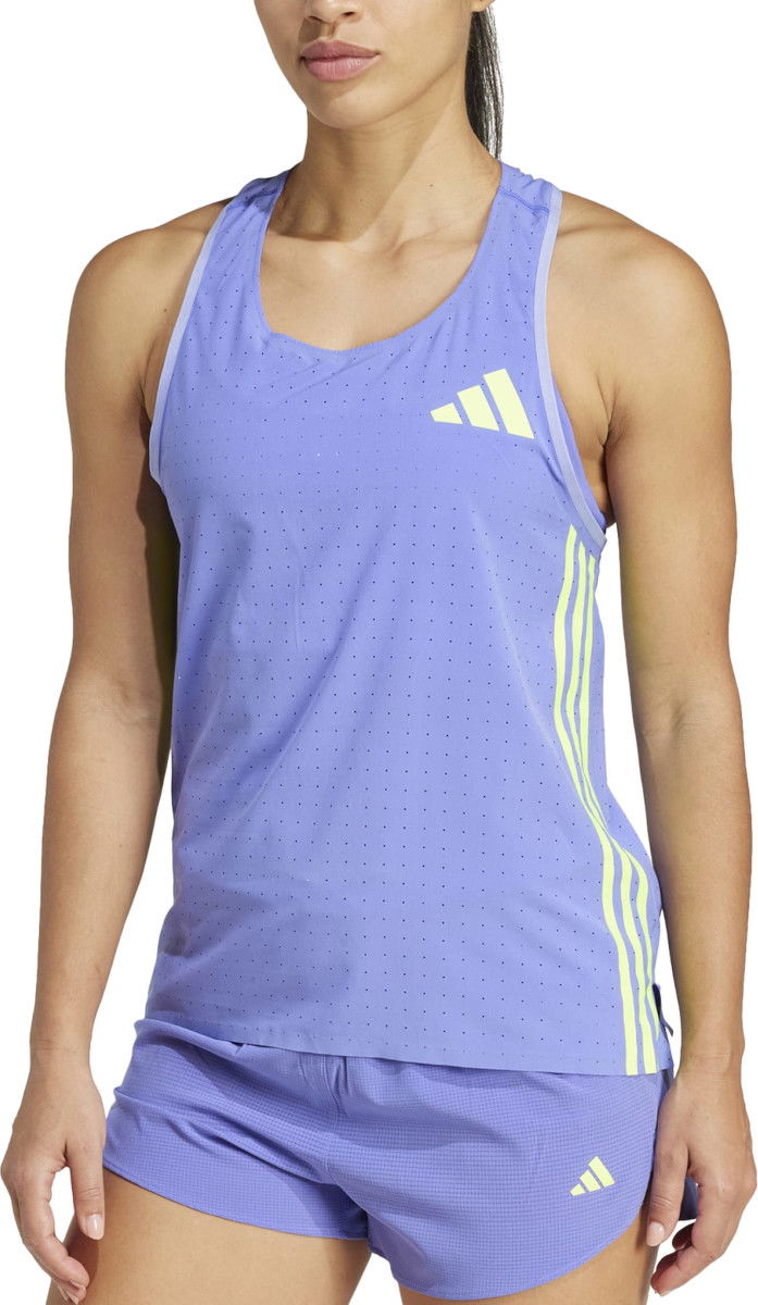 Tankkitoppi adidas Performance Adizero Tank Top Violetti | it4561