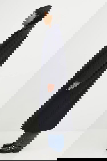 Takit A.P.C. Long Wool Blend Coat Gaia Tummansininen | WVBEB.F01533, 1