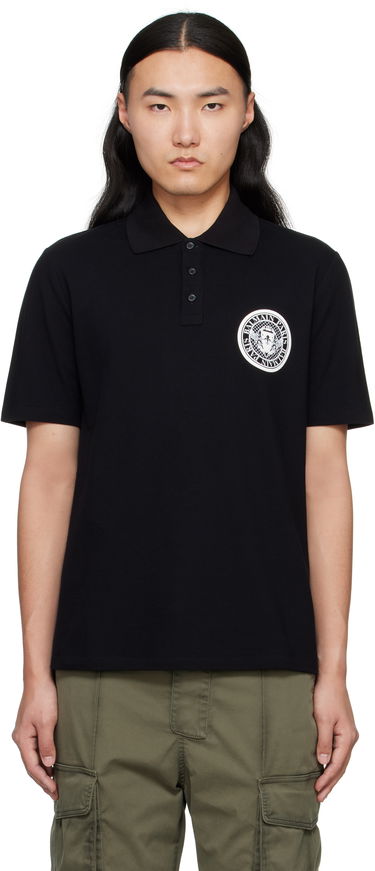 Poolopaita Balmain Balmain Coin Print Polo Musta | EH1GC026BC94, 0